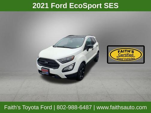 Diamond White 2021 Ford EcoSport SES