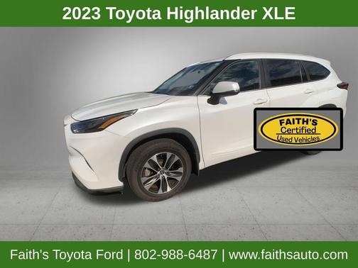 Wind Chill Pearl 2023 Toyota Highlander XLE