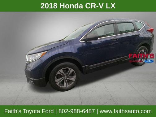 Obsidian Blue Pearl 2018 Honda CR-V LX