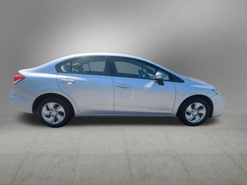 Alabaster Silver Metallic 2015 Honda Civic LX