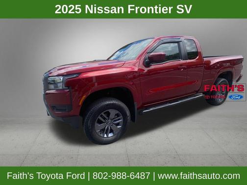 Cardinal Red Metallic Tricoat 2025 Nissan Frontier SV