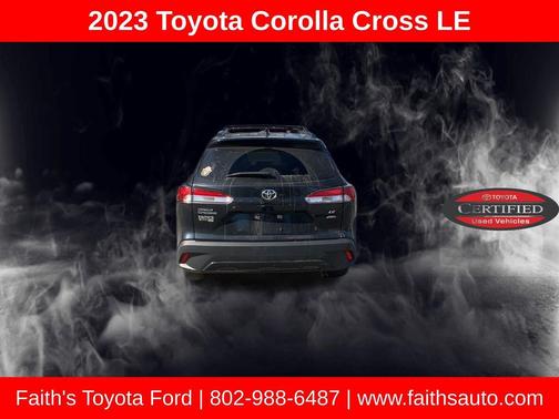 Jet Black 2023 Toyota Corolla Cross LE