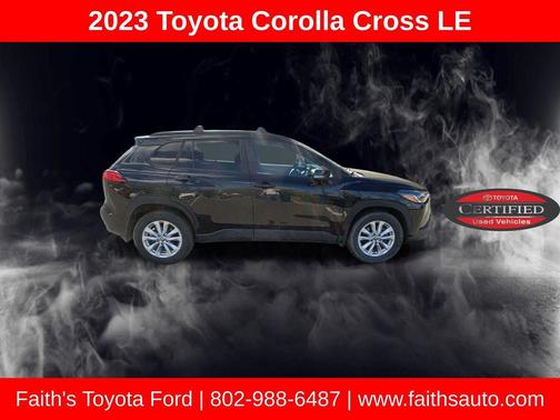 Jet Black 2023 Toyota Corolla Cross LE