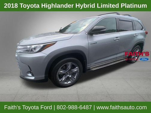 Celestial Silver Metallic 2018 Toyota Highlander Hybrid Platinum