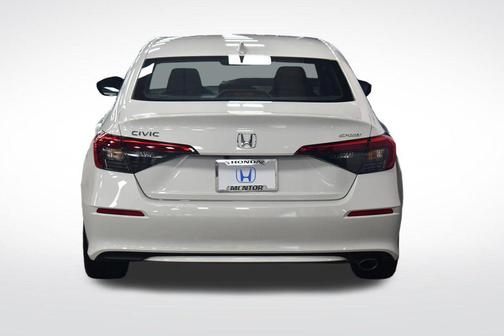 Platinum White 2023 Honda Civic Sport