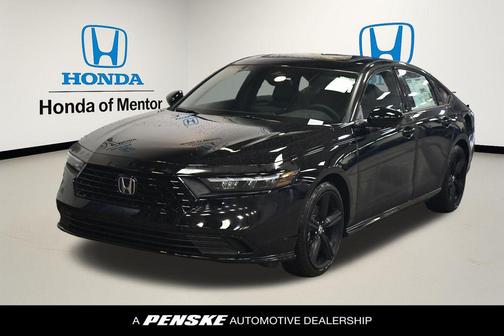 Crystal Black Pearl 2026 Honda Accord Hybrid Sport-L