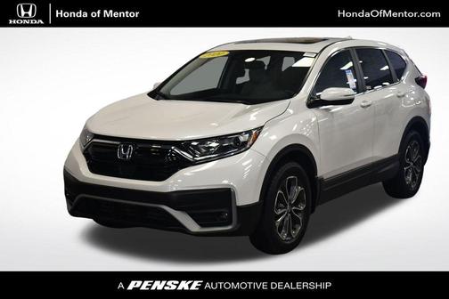 Platinum White 2020 Honda CR-V AWD EX-L