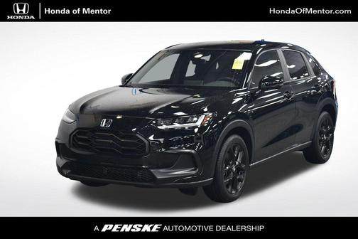 Crystal Black Pearl 2024 Honda HR-V Sport
