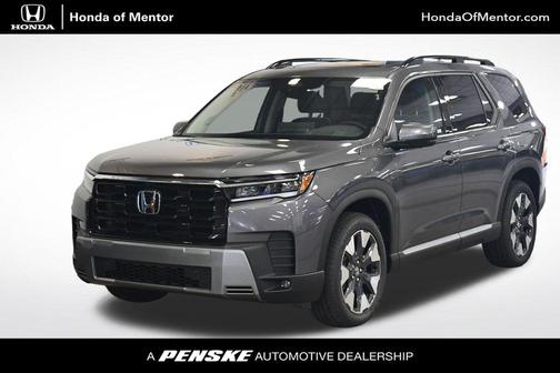 Modern Steel Metallic 2026 Honda Pilot Elite