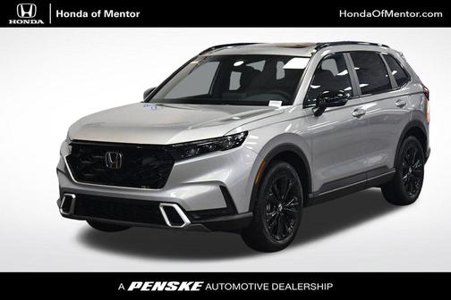 Solar Silver Metallic 2026 Honda CR-V Hybrid Sport Touring AWD