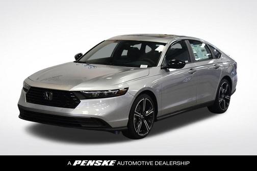 Solar Silver Metallic 2026 Honda Accord Hybrid Sport