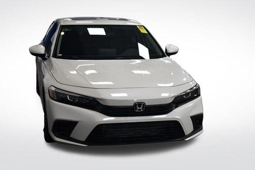 Platinum White Pearl 2023 Honda Civic EX