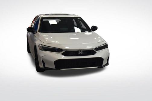 Platinum White Pearl 2026 Honda Civic Hybrid Sport