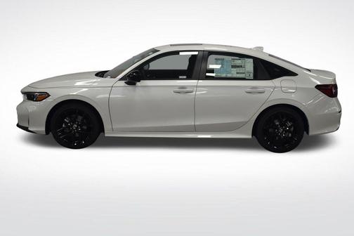 Platinum White Pearl 2026 Honda Civic Hybrid Sport