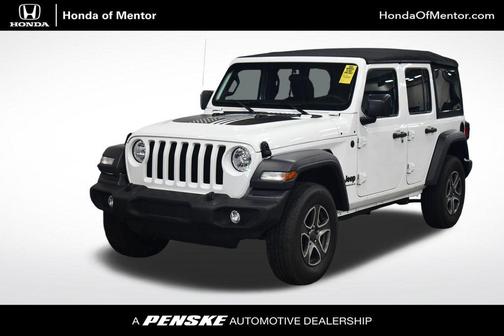 Bright White Clearcoat 2023 Jeep Wrangler Sport S