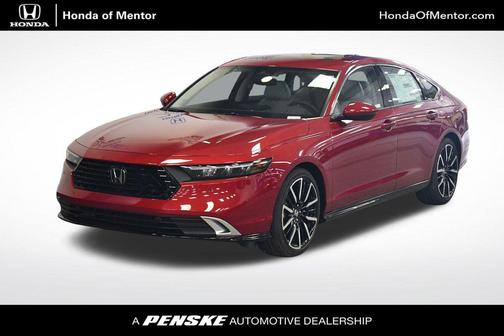 Radiant Red Metallic 2026 Honda Accord Hybrid Touring