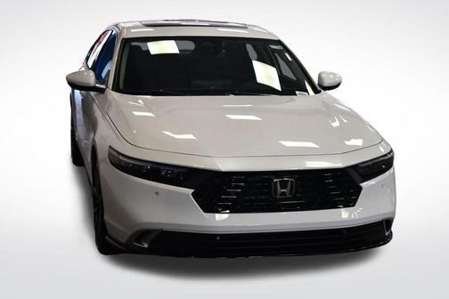 Platinum White Pearl 2026 Honda Accord Hybrid Touring