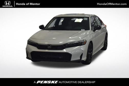 Platinum White Pearl 2026 Honda Civic Sport