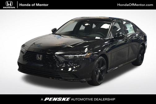 Crystal Black Pearl 2026 Honda Accord Hybrid Sport-L