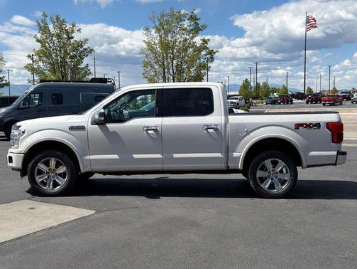 White Platinum Metallic Tri-Coat 2019 Ford F-150 Platinum