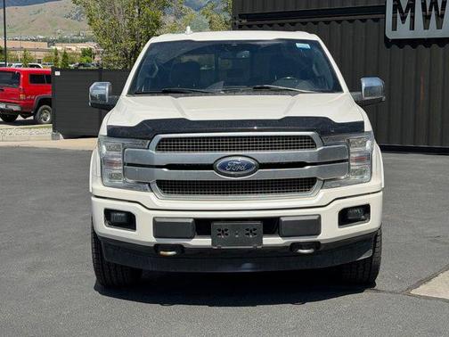 White Platinum Metallic Tri-Coat 2019 Ford F-150 Platinum