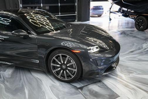 Volcano Grey Metallic 2020 Porsche Taycan Turbo
