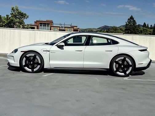 White 2026 Porsche Taycan 4