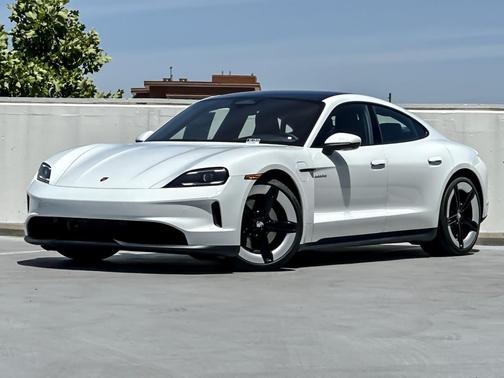 White 2026 Porsche Taycan 4