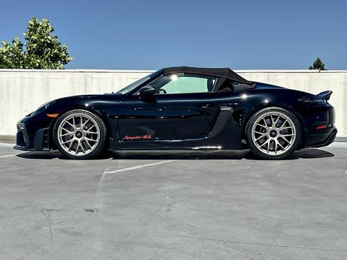 Black 2025 Porsche 718 Spyder RS