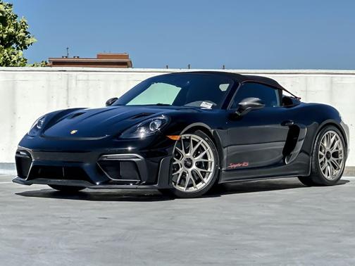 Black 2025 Porsche 718 Spyder RS