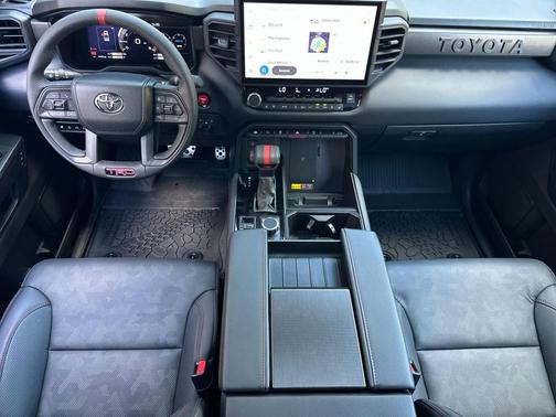 Midnight Black Metallic 2025 Toyota Tundra Hybrid TRD Pro