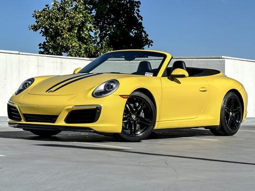 Racing Yellow 2017 Porsche 911 Carrera