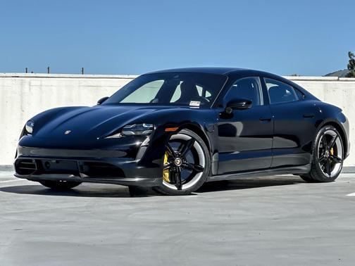 Black 2020 Porsche Taycan Turbo S