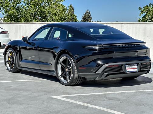Black 2020 Porsche Taycan Turbo S