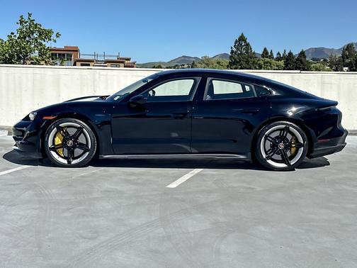 Black 2020 Porsche Taycan Turbo S