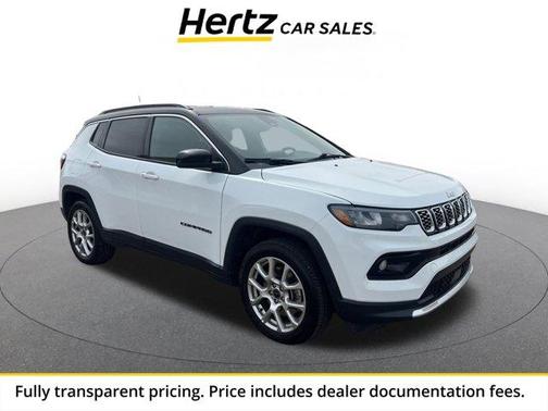 Bright White Clearcoat 2025 Jeep Compass Limited