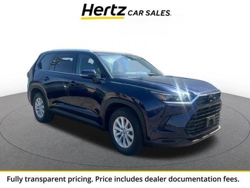 Blue 2025 Toyota Grand Highlander XLE