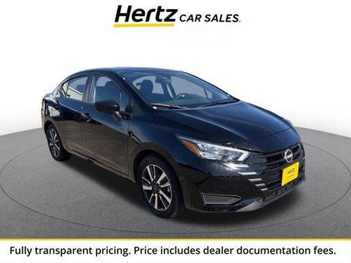 Black 2025 Nissan Versa 1.6 SV