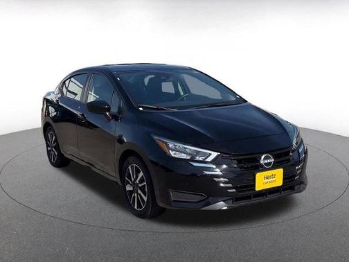 Black 2025 Nissan Versa 1.6 SV