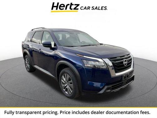 Deep Ocean Blue 2025 Nissan Pathfinder SV