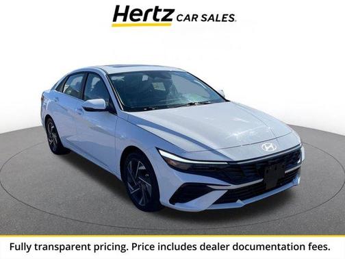 White 2025 Hyundai ELANTRA HEV Limited