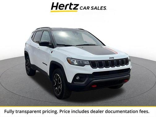 Bright White Clearcoat 2025 Jeep Compass Trailhawk