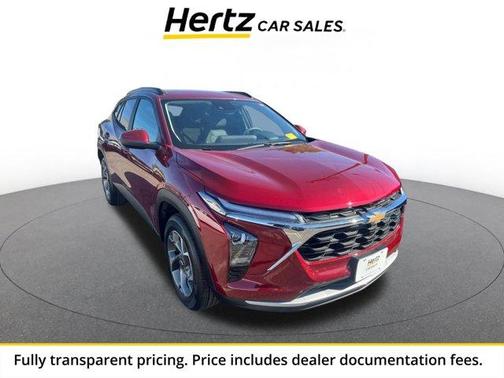 Crimson Metallic 2025 Chevrolet Trax LT