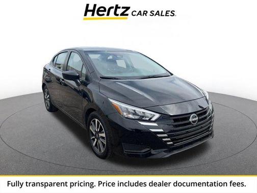 Black 2025 Nissan Versa 1.6 SV