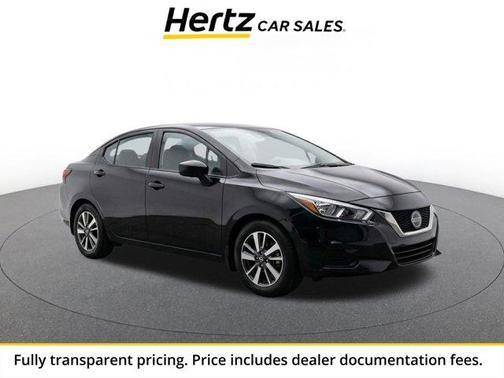 Black 2025 Nissan Versa 1.6 SV