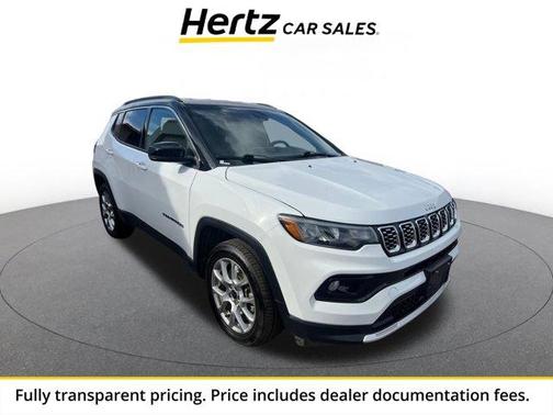 Bright White Clearcoat 2025 Jeep Compass Limited