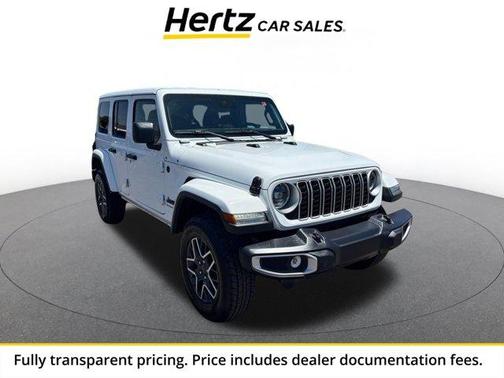 Bright White Clearcoat 2025 Jeep Wrangler Sahara