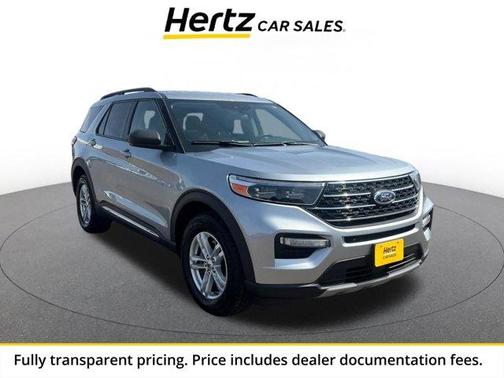 Iconic Silver Metallic 2023 Ford Explorer XLT