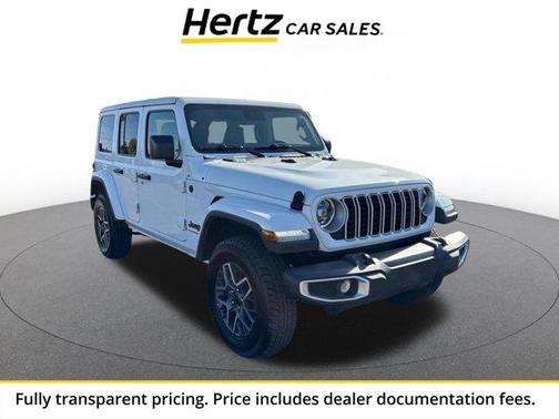 Bright White Clearcoat 2025 Jeep Wrangler Sahara