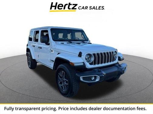 Bright White Clearcoat 2025 Jeep Wrangler Sahara